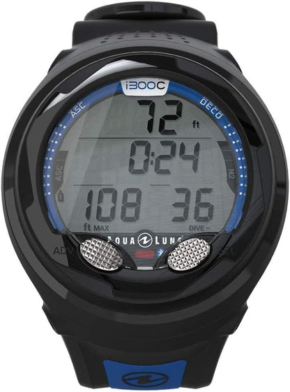 I300C Wrist Dive Computer with Bluetooth Black/Blue