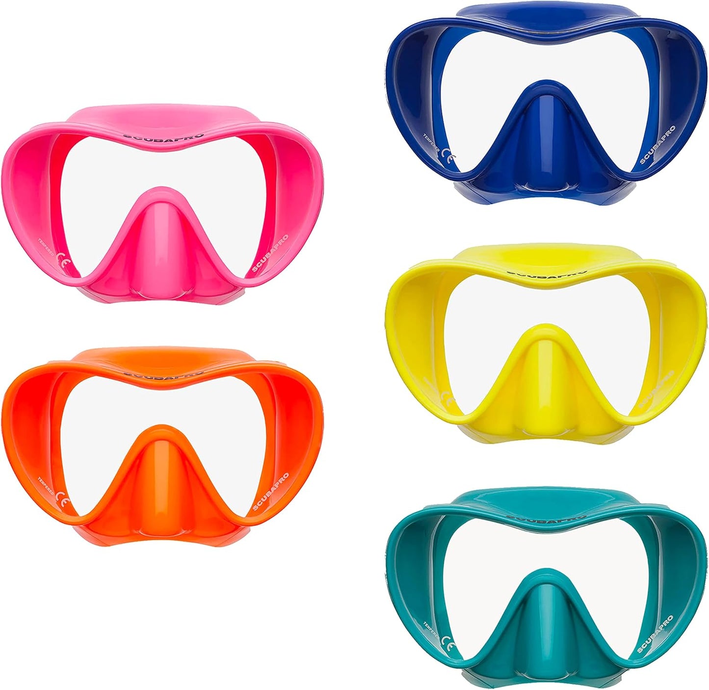 DIVE MASK - Trinidad 3 Single Lens Scuba Diving Mask, Purple