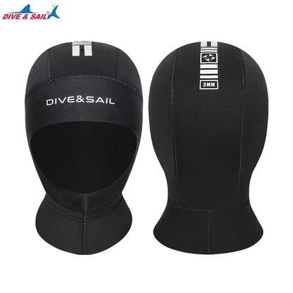 Wholesale 3Mm Neoprene Hat Unisex Cold Proof Scuba Diving Cap Winter Keep Warm Diving Hood for Spearfishing Snorkeling Surfing