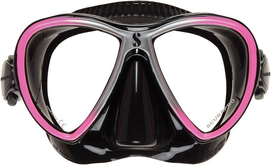 Synergy Twin Trufit Diving Mask (Pink/Silver)