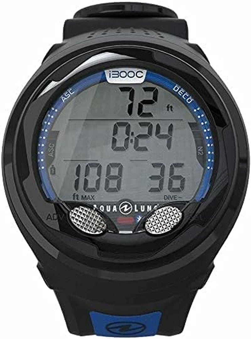 I300C Wrist Dive Computer with Bluetooth Black/Blue