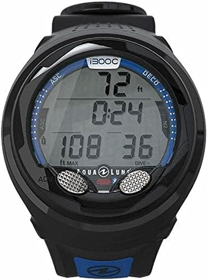 I300C Wrist Dive Computer with Bluetooth Black/Blue