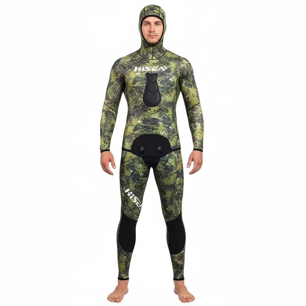 Wetsuits Men Spearfishing Suit Diving 3Mm Open Cell Wetsuit Wet Neoprene Camouflage