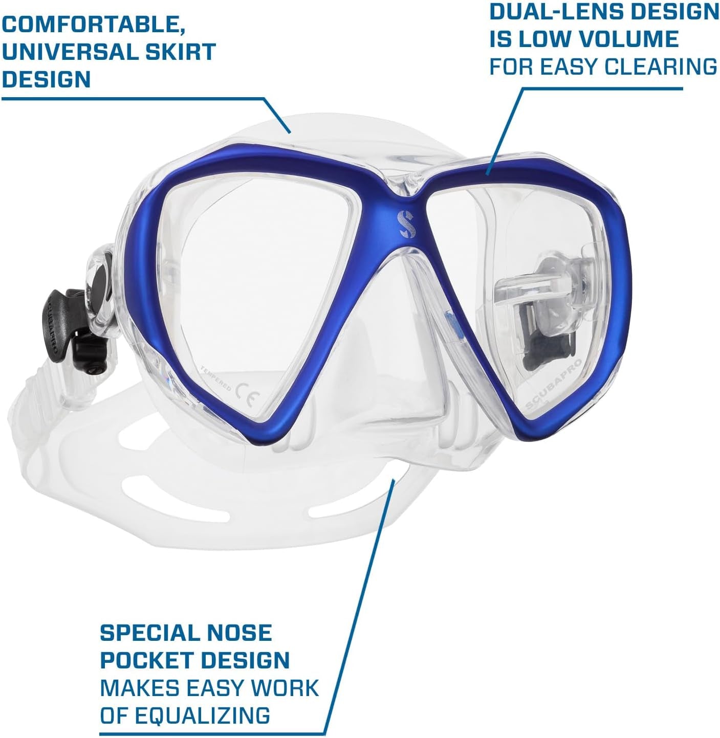 Spectra Low Volume 2 Window Dive Mask